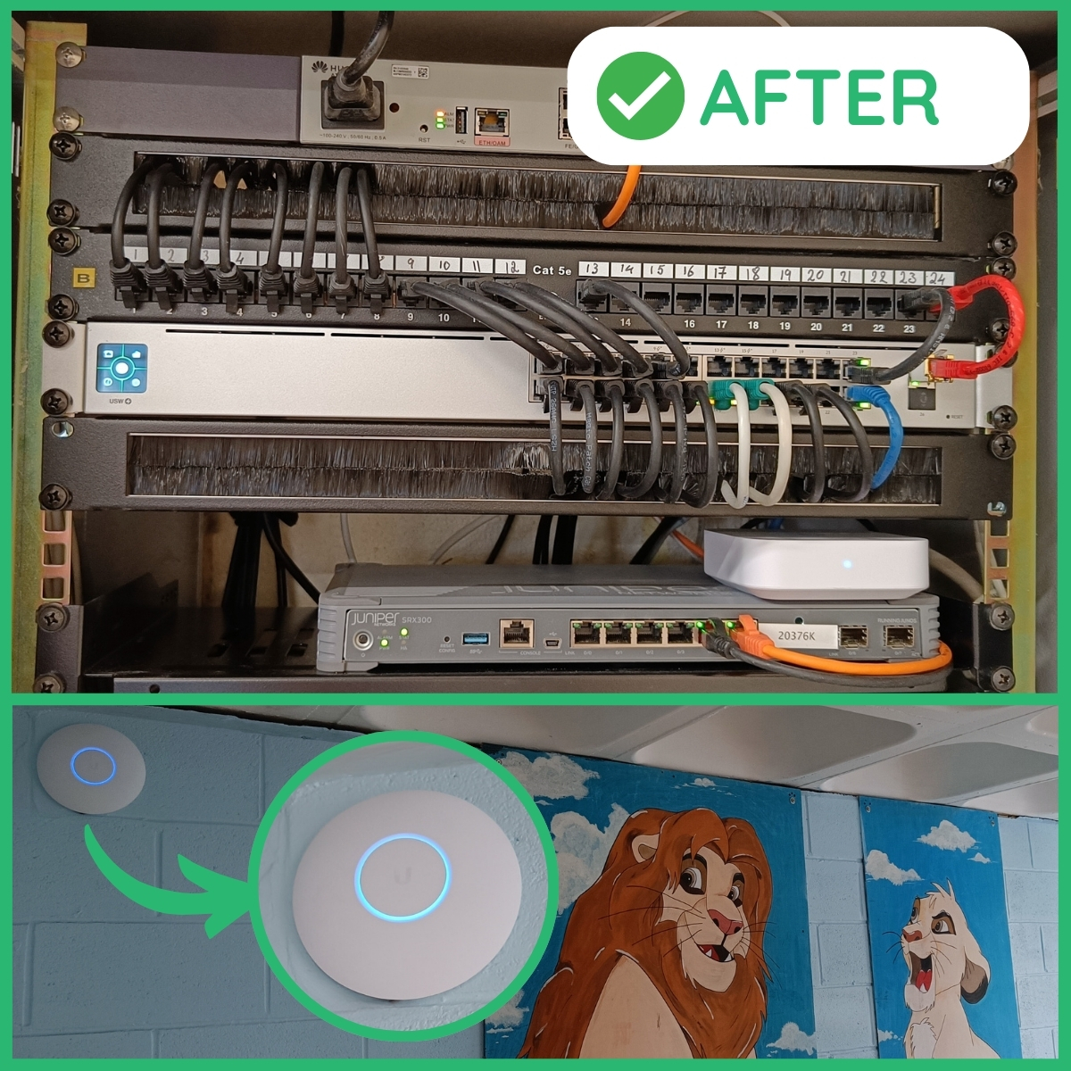 A Network upgrade in a school by Ciz ICT.