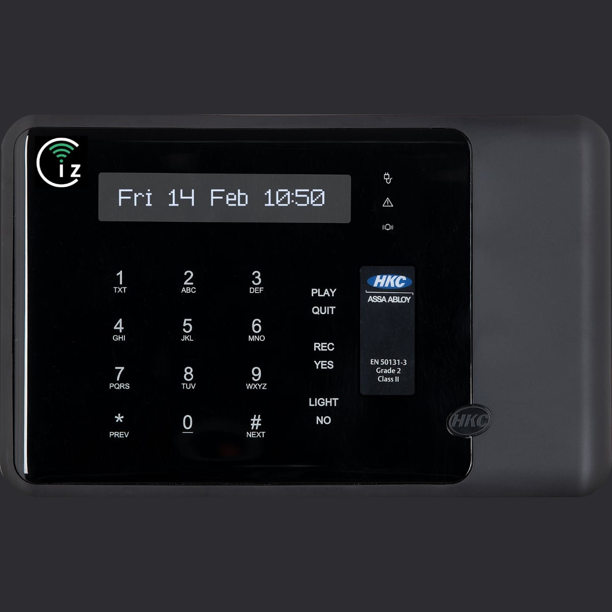 Security Alarm System - HKC Touch Keypad Black